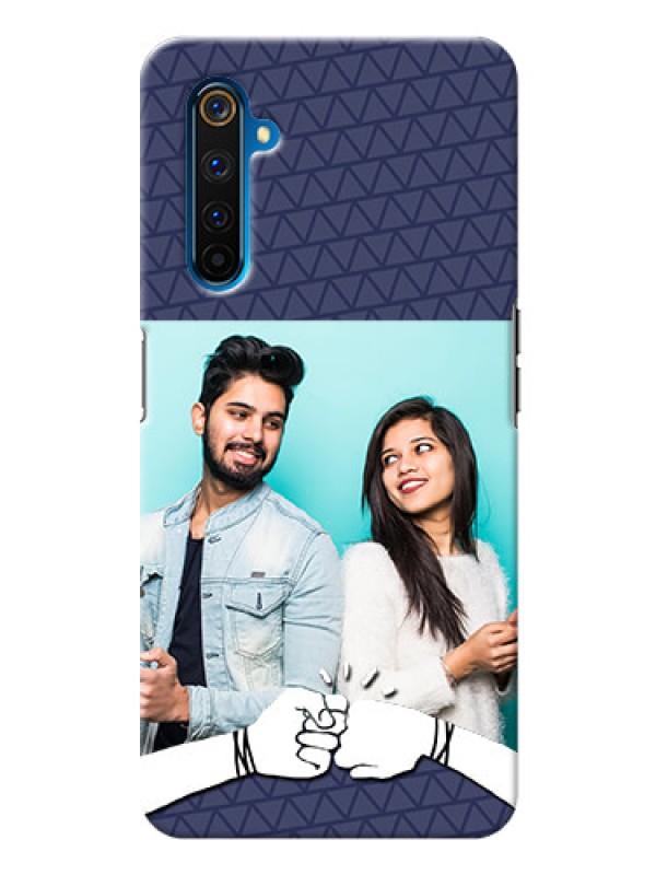 Custom Realme 6 Pro Mobile Covers Online with Best Friends Design  