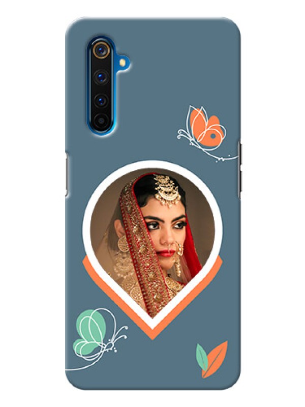 Custom Realme 6 Pro Custom Mobile Case with Droplet Butterflies Design