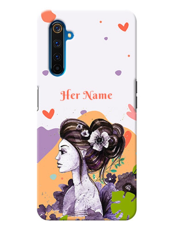 Custom Realme 6 Pro Custom Mobile Case with Woman And Nature Design