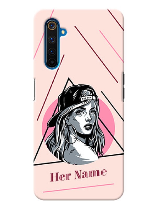 Custom Realme 6 Pro Custom Phone Cases: Rockstar Girl Design