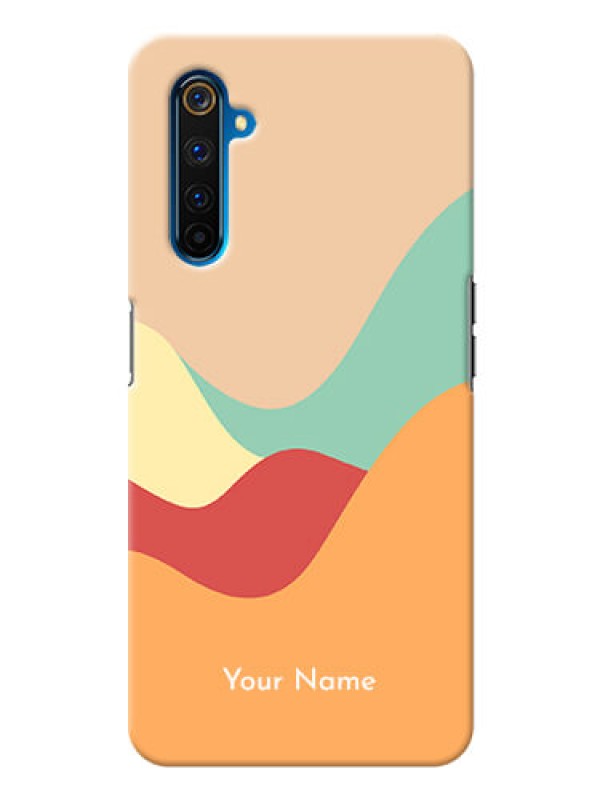 Custom Realme 6 Pro Custom Mobile Case with Ocean Waves Multi-colour Design