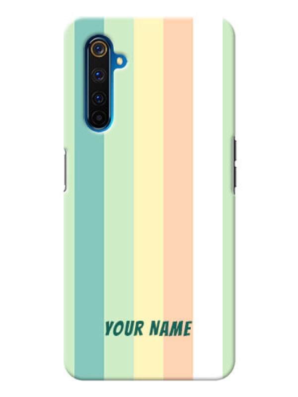 Custom Realme 6 Pro Back Covers: Multi-colour Stripes Design