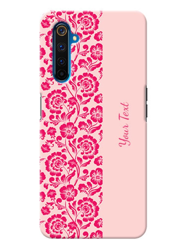 Custom Realme 6 Pro Phone Back Covers: Attractive Floral Pattern Design