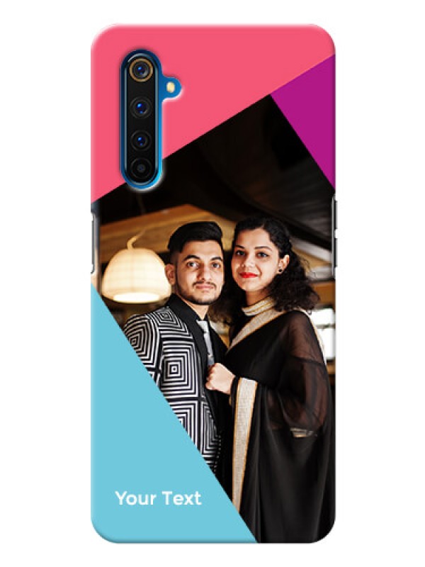 Custom Realme 6 Pro Custom Phone Cases: Stacked Triple colour Design