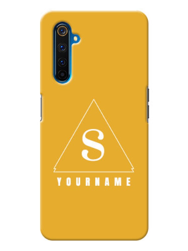 Custom Realme 6 Pro Custom Mobile Case with simple triangle Design