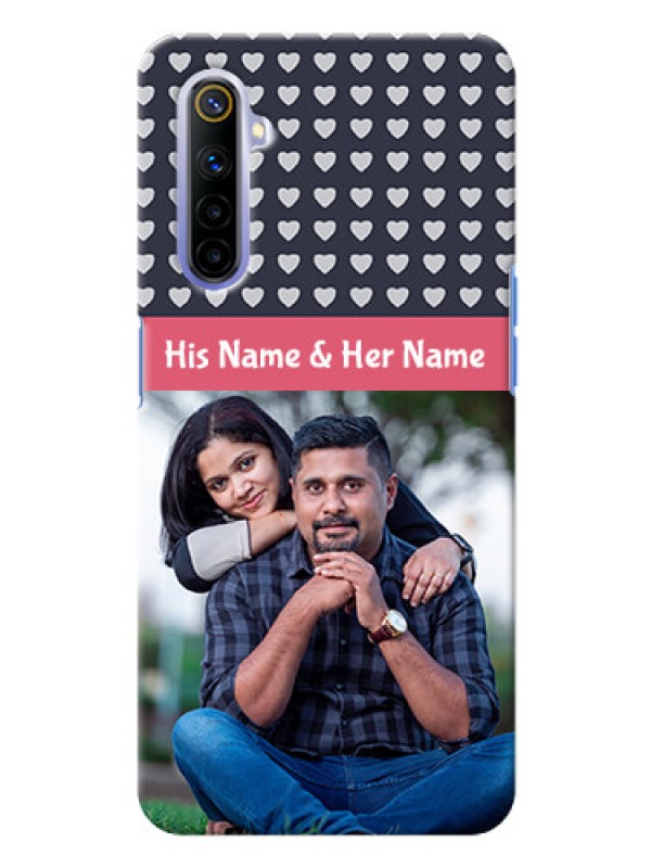 Custom Realme 6 Custom Mobile Case with Love Symbols Design
