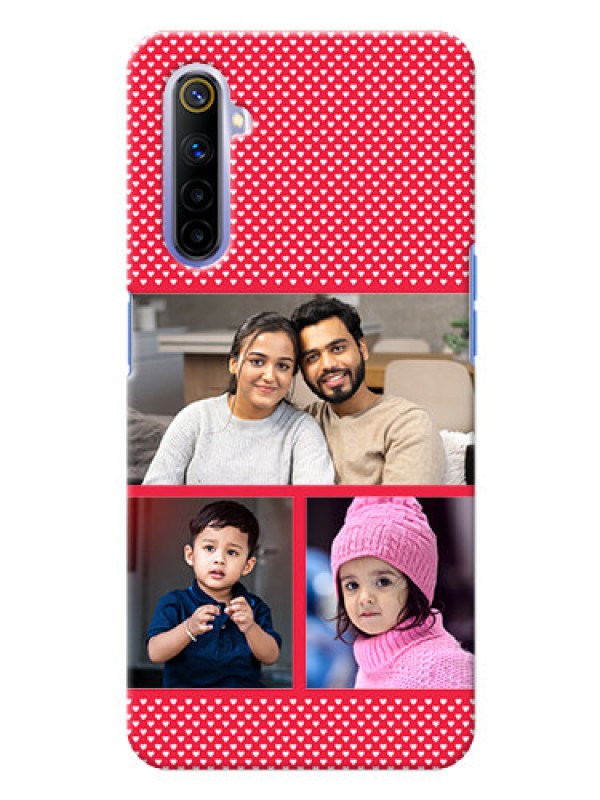 Custom Realme 6 mobile back covers online: Bulk Pic Upload Design