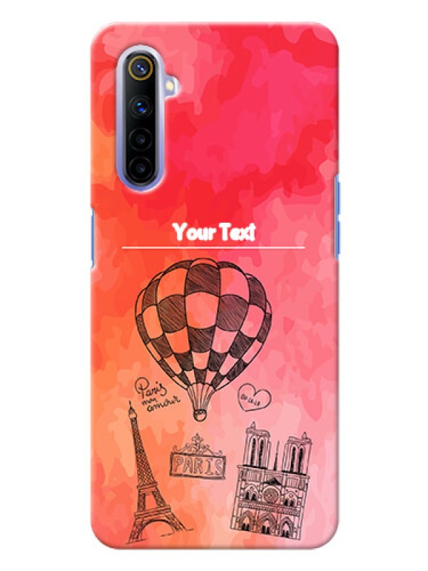 Custom Realme 6 Personalized Mobile Covers: Paris Theme Design