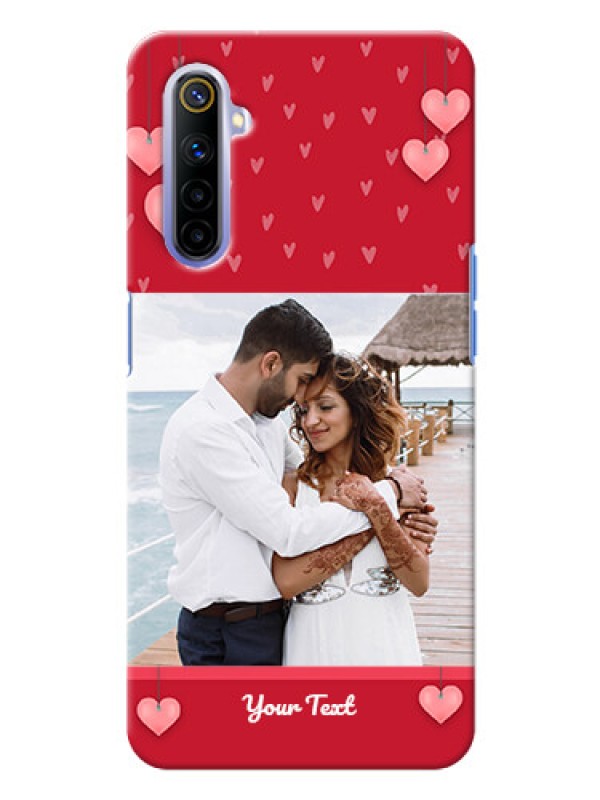 Custom Realme 6 Mobile Back Covers: Valentines Day Design