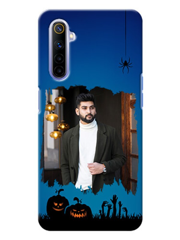 Custom Realme 6 mobile cases online with pro Halloween design 