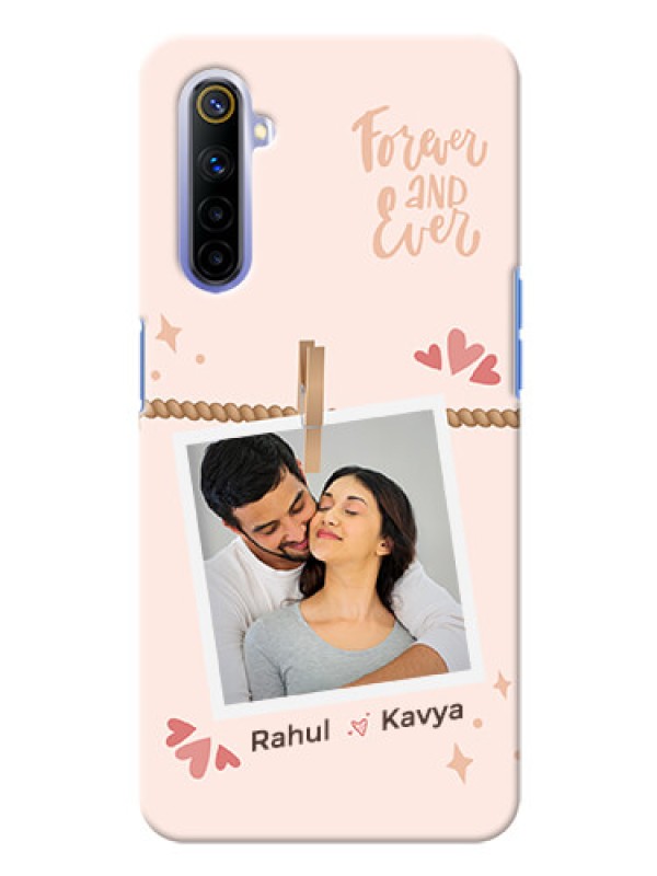 Custom Realme 6 Phone Back Covers: Forever and ever love Design