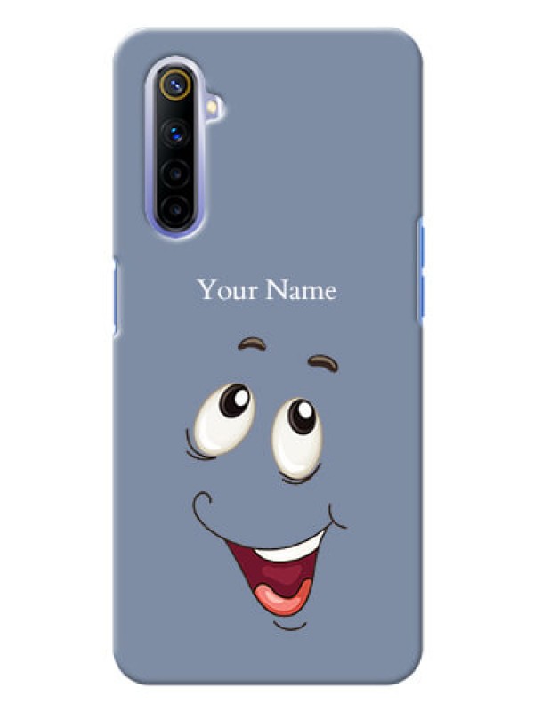 Custom Realme 6 Phone Back Covers: Laughing Cartoon Face Design