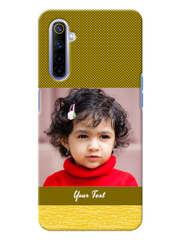 Custom Realme 6i custom mobile back covers: Simple Green Color Design