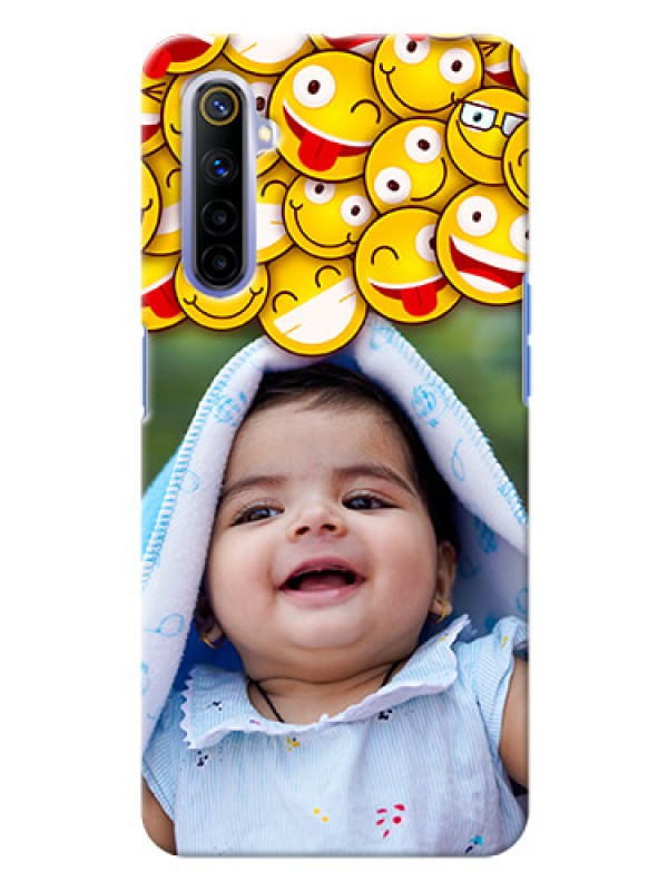 Custom Realme 6i Custom Phone Cases with Smiley Emoji Design
