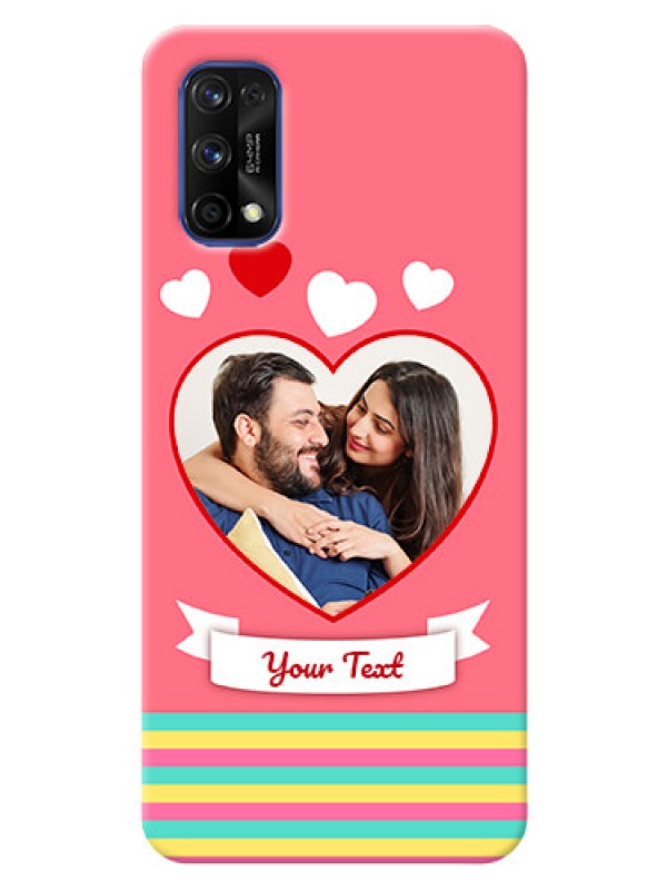 Custom Realme 7 Pro Personalised mobile covers: Love Doodle Design