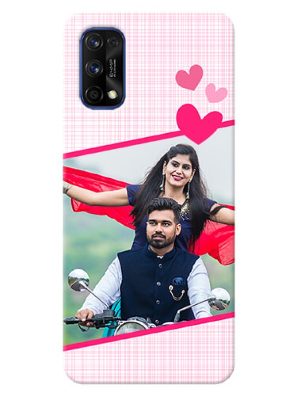 Custom Realme 7 Pro Personalised Phone Cases: Love Shape Heart Design