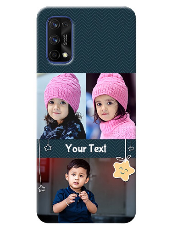 Custom Realme 7 Pro Mobile Back Covers Online: Hanging Stars Design