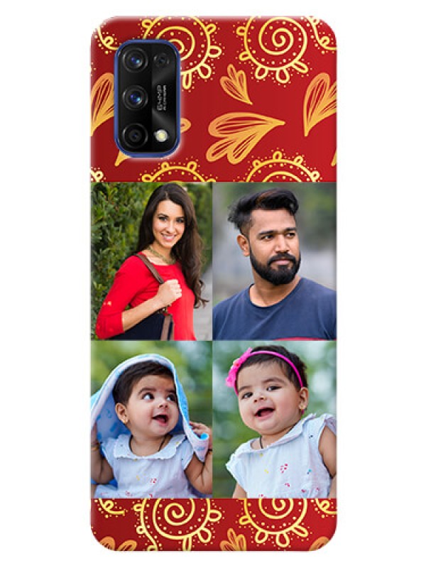 Custom Realme 7 Pro Mobile Phone Cases: 4 Image Traditional Design