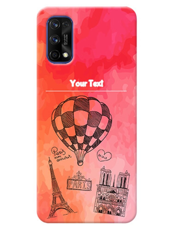 Custom Realme 7 Pro Personalized Mobile Covers: Paris Theme Design