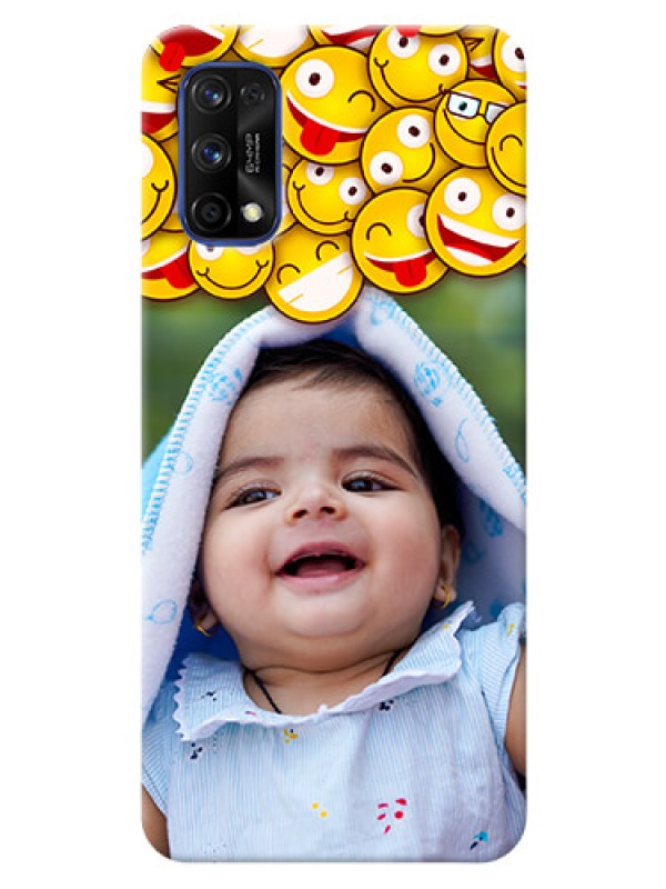 Custom Realme 7 Pro Custom Phone Cases with Smiley Emoji Design