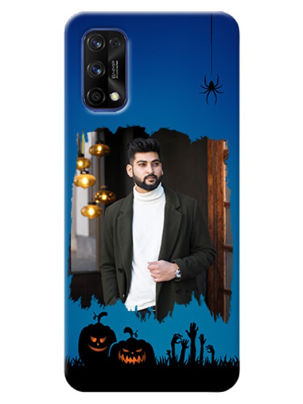 Custom Realme 7 Pro mobile cases online with pro Halloween design 