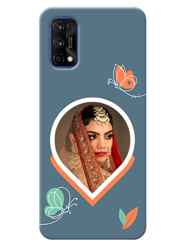 Custom Realme 7 Pro Custom Mobile Case with Droplet Butterflies Design