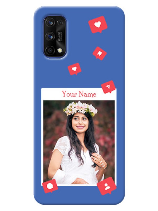 Custom Realme 7 Pro Back Covers: Like Share And Comment Design