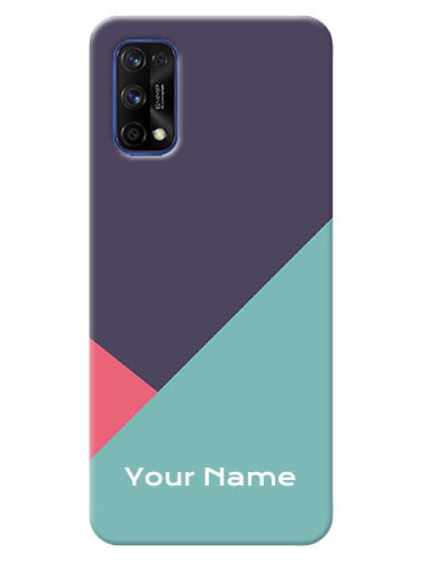 Custom Realme 7 Pro Custom Phone Cases: Tri Color abstract Design