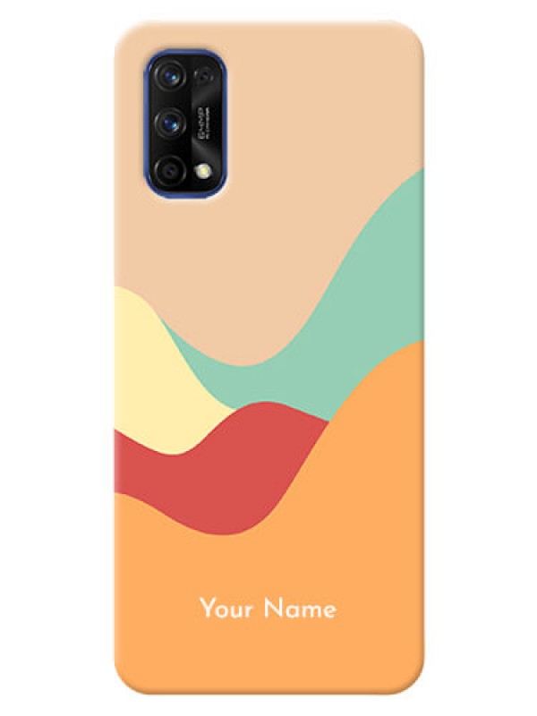 Custom Realme 7 Pro Custom Mobile Case with Ocean Waves Multi-colour Design