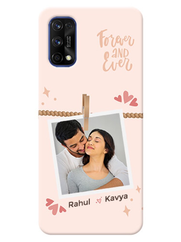 Custom Realme 7 Pro Phone Back Covers: Forever and ever love Design