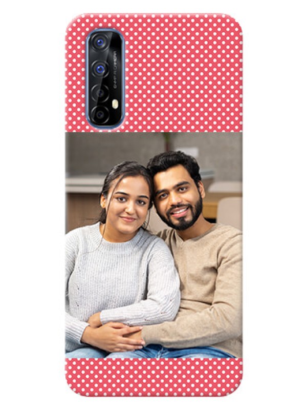 Custom Realme 7 Custom Mobile Case with White Dotted Design