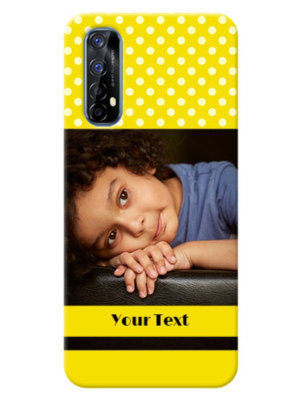Custom Realme 7 Custom Mobile Covers: Bright Yellow Case Design