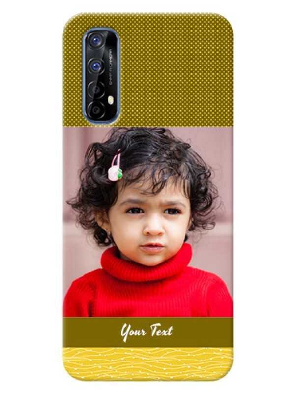Custom Realme 7 custom mobile back covers: Simple Green Color Design
