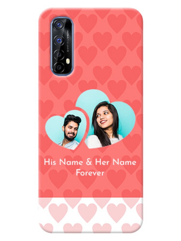 Custom Realme 7 personalized phone covers: Couple Pic Upload Design