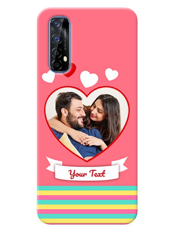 Custom Realme 7 Personalised mobile covers: Love Doodle Design