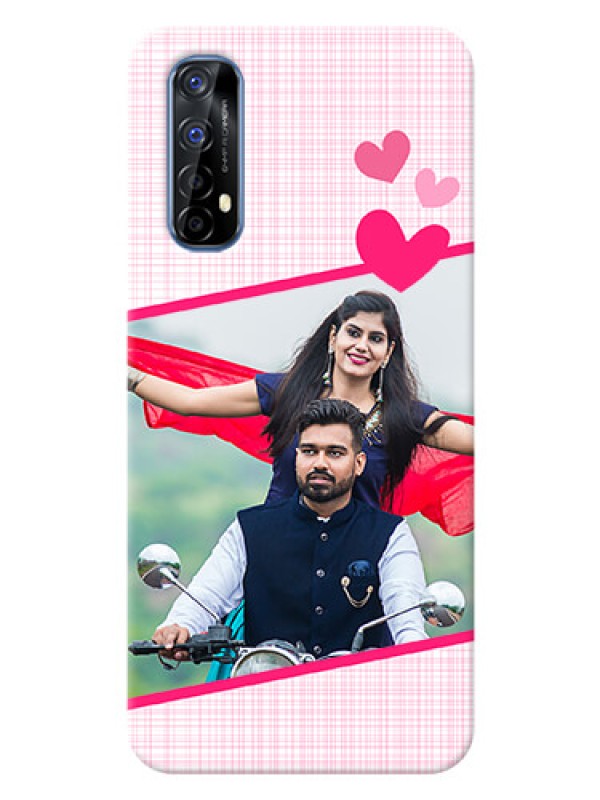 Custom Realme 7 Personalised Phone Cases: Love Shape Heart Design