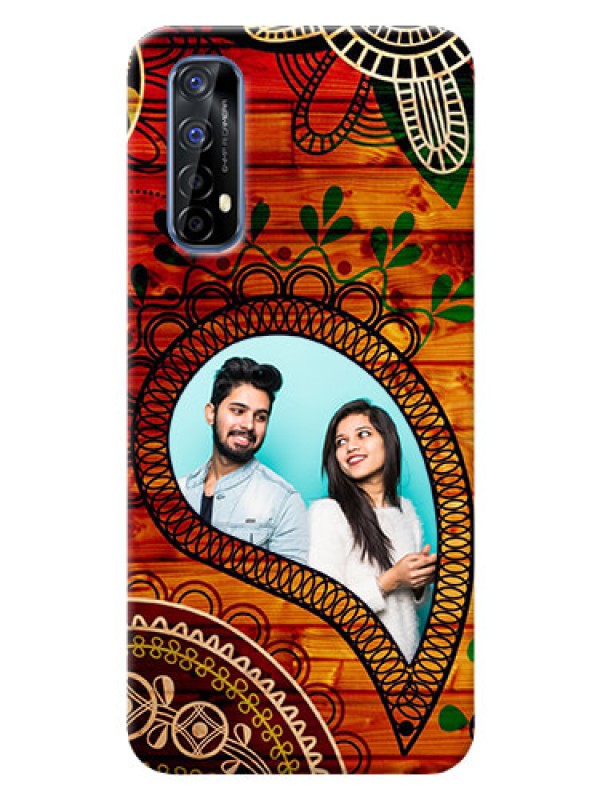 Custom Realme 7 custom mobile cases: Abstract Colorful Design