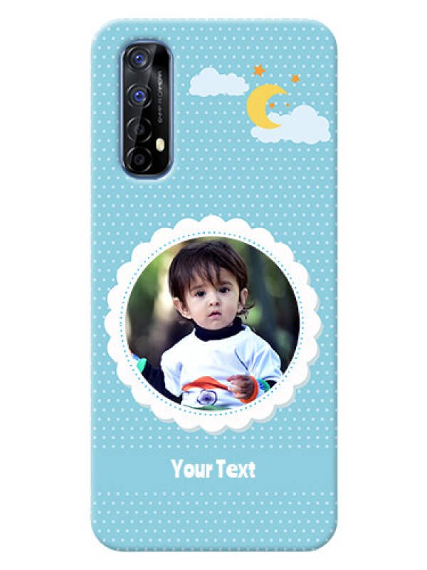 Custom Realme 7 mobile cases online: violet Pattern Design