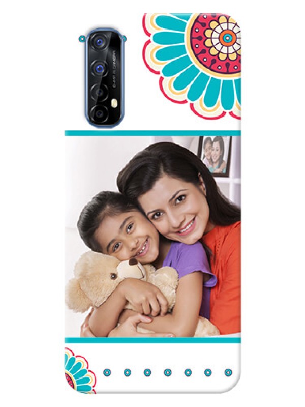 Custom Realme 7 custom mobile phone cases: Flower Design