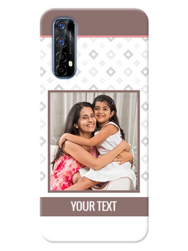 Custom Realme 7 custom back covers: Simple Diamond Design