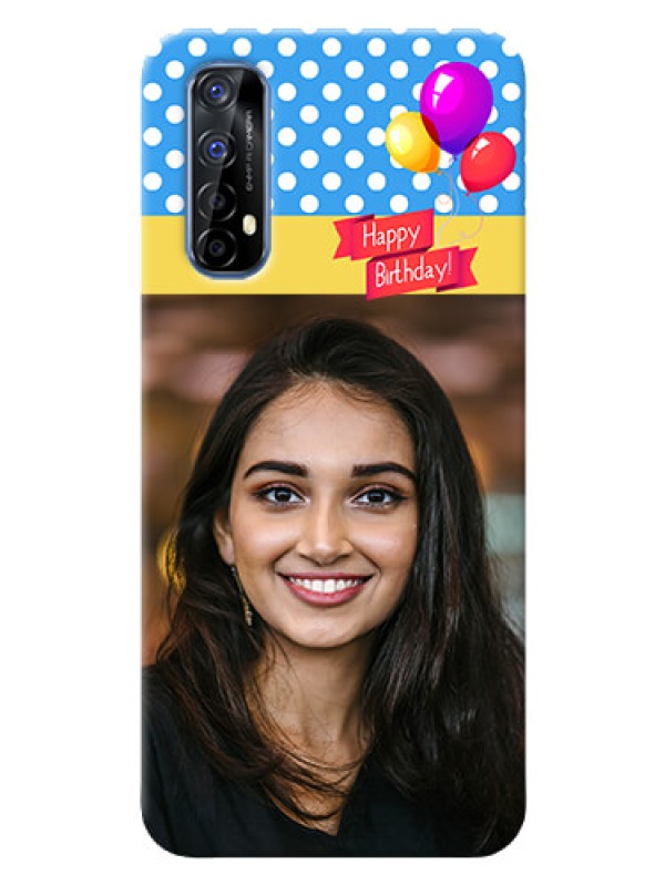 Custom Realme 7 custom mobile back covers: Happy Birthday Design