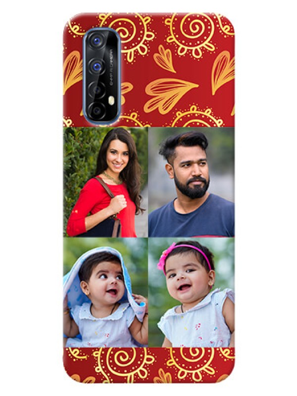 Custom Realme 7 Mobile Phone Cases: 4 Image Traditional Design