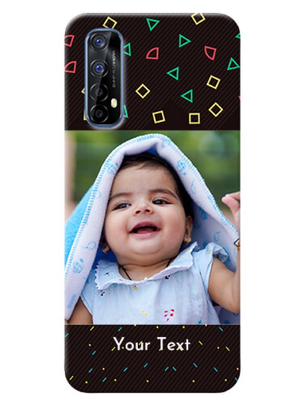 Custom Realme 7 custom mobile cases with confetti birthday design