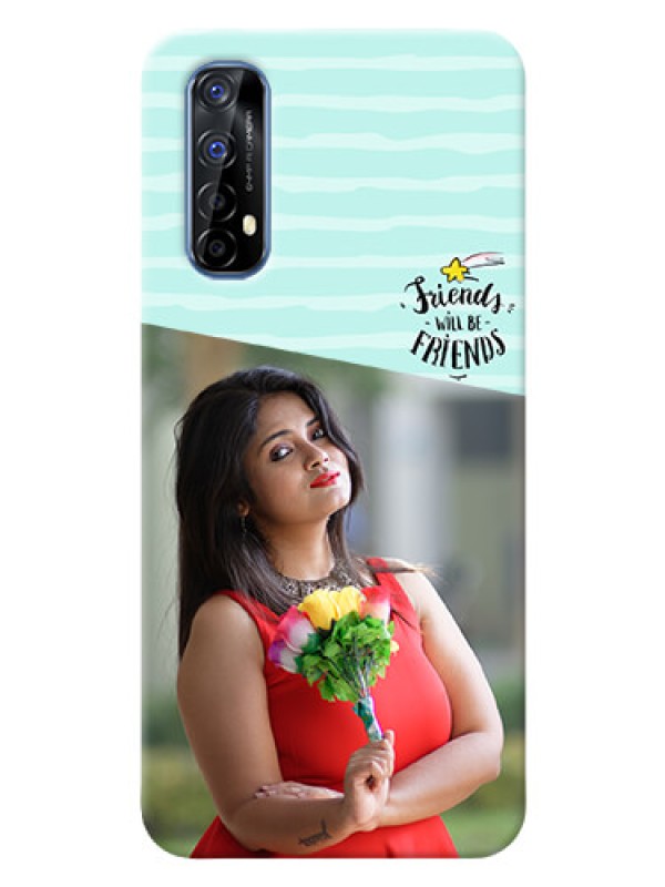 Custom Realme 7 Mobile Back Covers: Friends Picture Icon Design