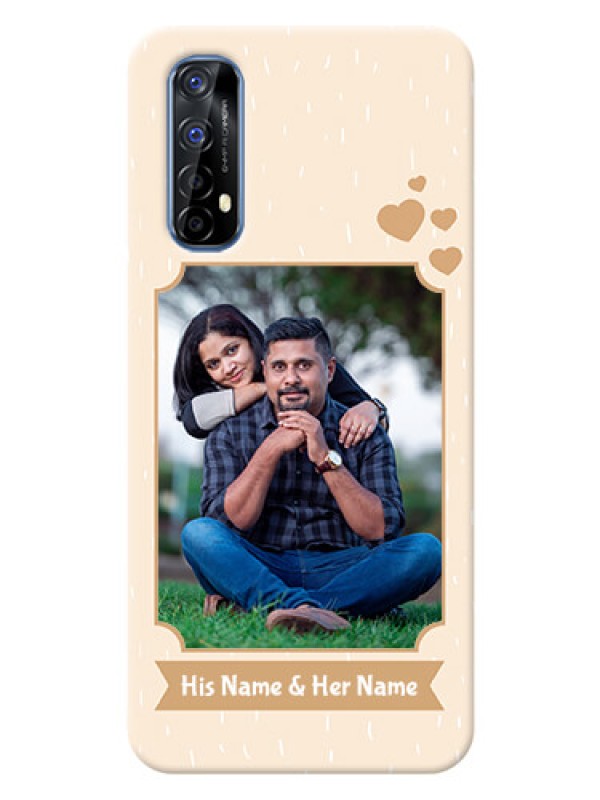 Custom Realme 7 mobile phone cases with confetti love design 