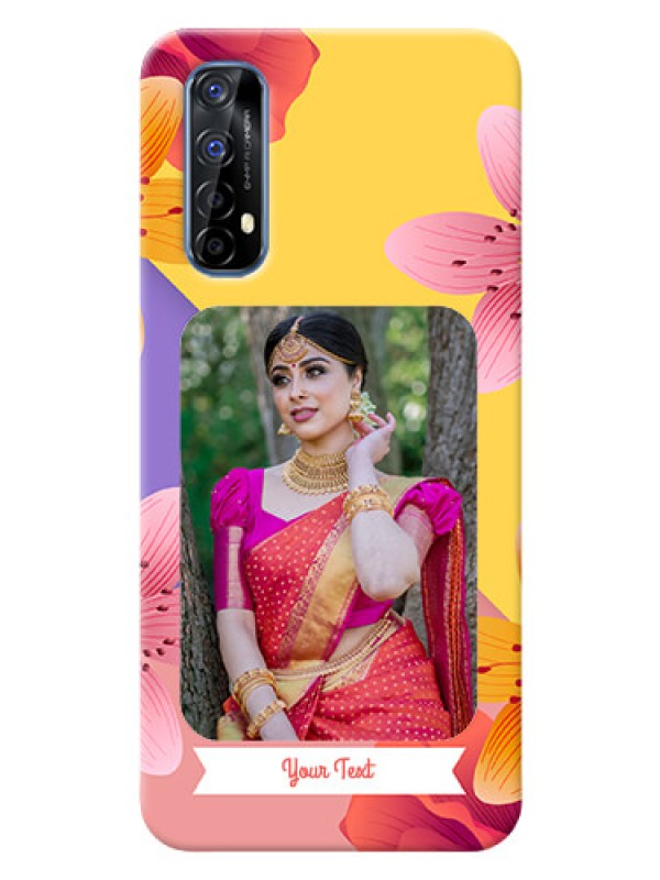 Custom Realme 7 Mobile Covers: 3 Image With Vintage Floral Design