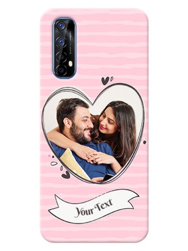 Custom Realme 7 custom mobile phone covers: Vintage Heart Design