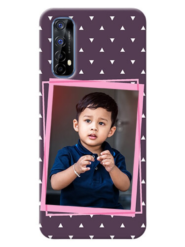 Custom Realme 7 Phone Cases: Triangle Pattern Dotted Design