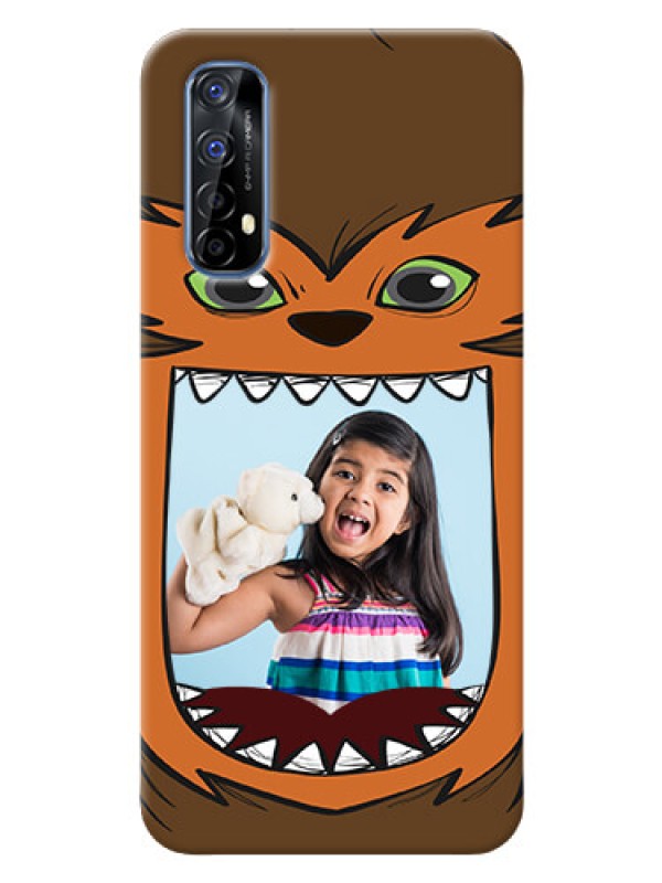 Custom Realme 7 Phone Covers: Owl Monster Back Case Design