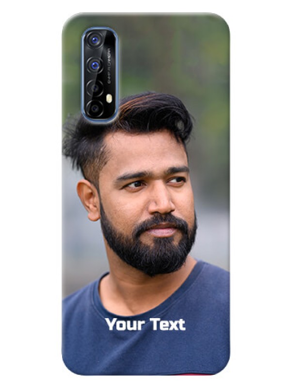 Custom Realme 7 Mobile Cover: Photo with Text